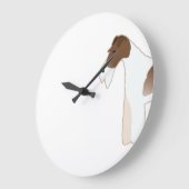 Illustratie Wire Fox Terrier Hondenras Silhouette Grote Klok (Hoek)