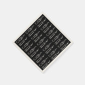  ILLUSTRATIE, wit snoepgoed Napkin Servet (Hoek)