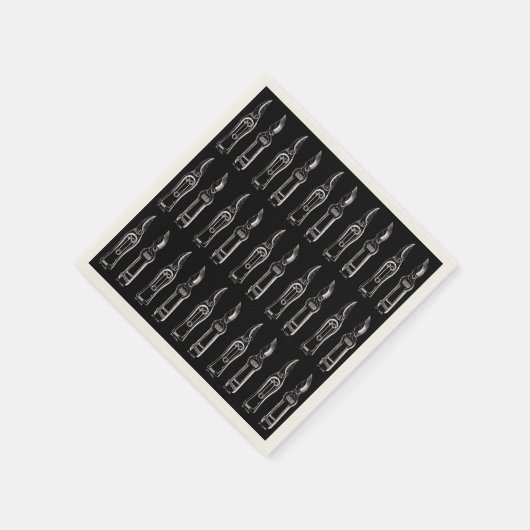  ILLUSTRATIE, wit snoepgoed Napkin Servet (Hoek)