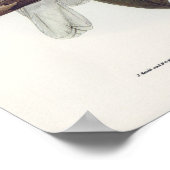  illustratie Witte kaketoe Vogels Muurkunst Poster (Hoek)