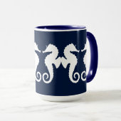 Illustratie witte neushoorns Zee Mok (Voorkant rechts)