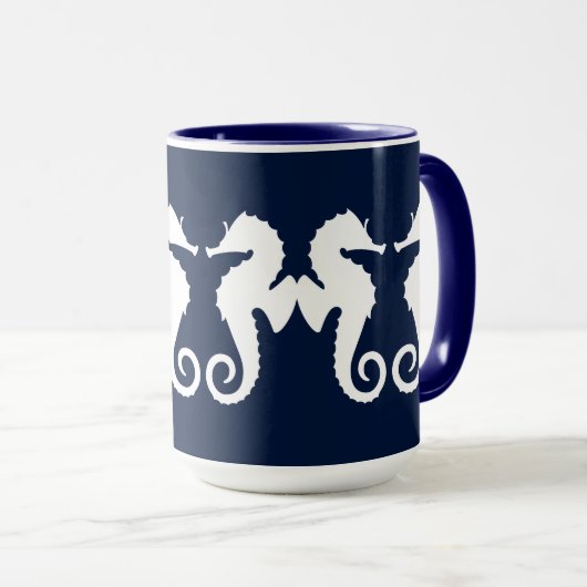 Illustratie witte neushoorns Zee Mok (Voorkant rechts)