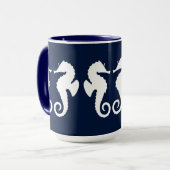 Illustratie witte neushoorns Zee Mok (Voorkant links)