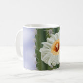 Illustratie: Witte Vloer van Saguaro Cactus Koffiemok (Voorkant links)