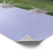 Illustratie: Witte Vloer van Saguaro Cactus Poster (Hoek)