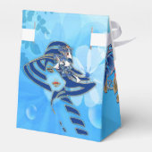 Illustratie Witte Waterverf Moonbloem Bedankdoosjes (Achterkant)