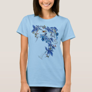 Illustratie Witte Waterverf Moonbloem T-shirt