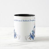 Illustratie Witte Waterverf Moonflower Mok (Midden)