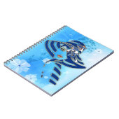 Illustratie Witte Waterverf Moonflower Notitieboek (Linkerzijde)