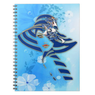 Illustratie Witte Waterverf Moonflower Notitieboek
