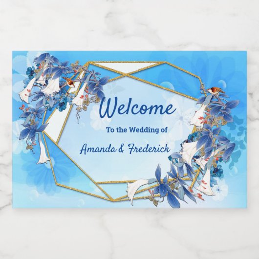 Illustratie Witte Waterverf Moonflower Sparkling Wijnetiket (Enkel label)