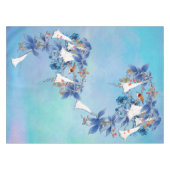 Illustratie Witte Waterverf Moonflower Tafelkleed (Voorkant (Horizontaal))