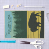 illustratie Yellowstone National Park Tissuepapier (Craft)
