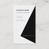 Illustratie zakelijke dame Kantoor Visitekaartje (Achterkant)