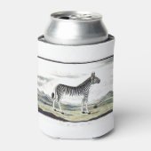 Illustratie zebra Afrika tekening van de stripper Blikjeskoeler (Blikje Voorkant)