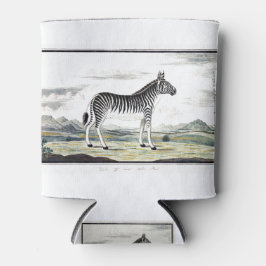 Illustratie zebra Afrika tekening van de stripper Blikjeskoeler