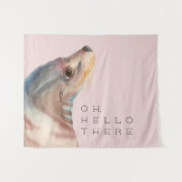 Illustratie zee Lion | Voeg je grappige tekst toe