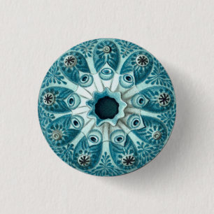 Illustratie  Zee vierkant Ronde Button 3,2 Cm