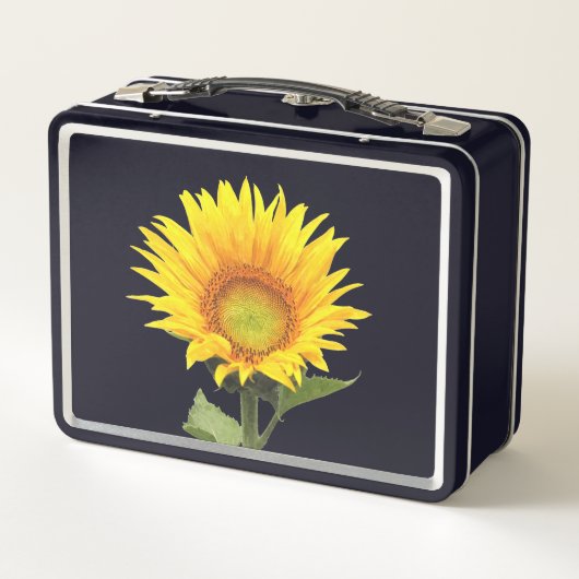 Illustratie zonnebloem (Achterkant)