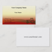 Illustratie zonnescherm visitekaartje (Voorkant / Achterkant)