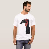 Illustratie Zuid-Ground Hornbill T-shirt (Voorkant volledig)