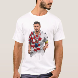 Illustratie Zvonimir Boban T-shirt