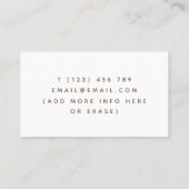 Illustratie zwangere vrouw Doula Verloskundige Bir Visitekaartje (Achterkant)