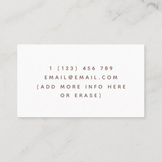 Illustratie zwangere vrouw Doula Verloskundige Bir Visitekaartje (Achterkant)