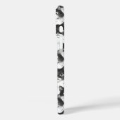 Illustratie zwart-wit kat Case-Mate iPhone case (Achterkant / Links)