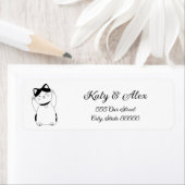 Illustratie zwart-wit Lucky Cat Maneki Neko Etiket (Insitu)