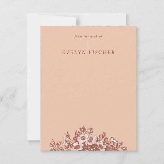 Illustratieartikelen van gebrand Floral - Oranje (Voorkant)