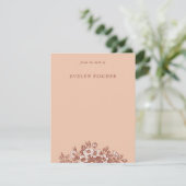 Illustratieartikelen van gebrand Floral - Oranje (Staand voorkant)