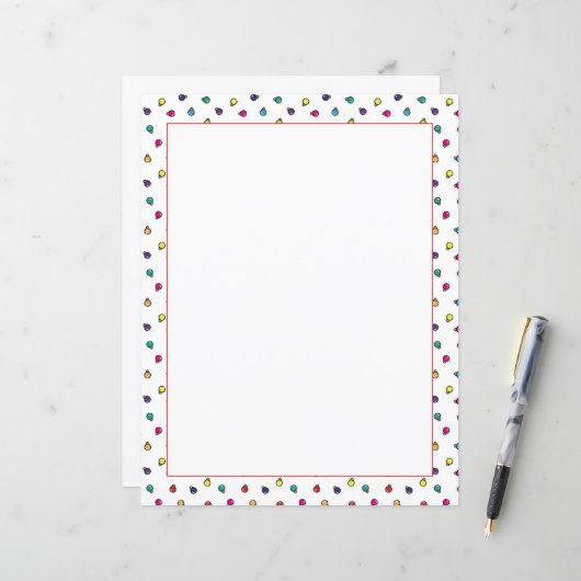 Illustratieartikelen voor kerstversiering (Voorkant / Achterkant in situ)