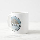 Illustratiebalk Morro Bay Central California Koffiemok (Voorkant links)