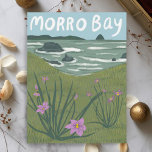 Illustratiebalk Morro Bay Central California P Briefkaart<br><div class="desc">Bekijk deze supercoole afbeelding van Morro Bay in Californië. Of je nu lokaal bent of gewoon van deze mooie strandstad houdt, show je bent een fan van dit coole briefkaart. En controleer mijn winkel op meer producten en design. Je kunt je eigen tekst altijd toevoegen. Laat me weten of je...</div>