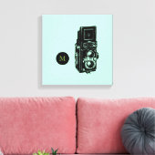 Illustratiecamera 1 Monogram Canvas Afdruk (Insitu (Woonkamer))