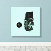 Illustratiecamera 1 Monogram Canvas Afdruk (Insitu (Houten vloer))