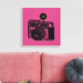 illustratiecamera 2 Monogram Canvas (Insitu (Woonkamer))