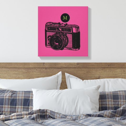 illustratiecamera 2 Monogram Canvas (Insitu (Slaapkamer))