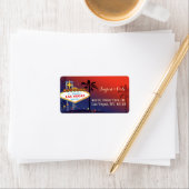 Illustratief adres Twilight Las Vegas Wedding Etiket (Insitu)