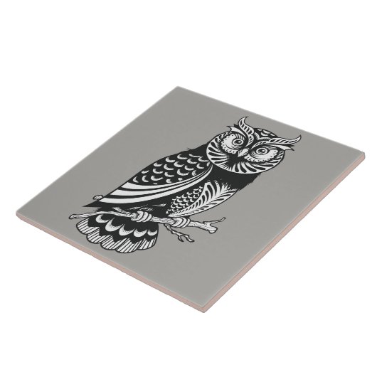 Illustratief boomontwerp tegeltje (Zijkant)