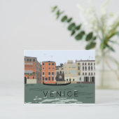 Illustratief Briefkaart van Venice Gondola (Staand voorkant)