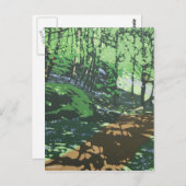 Illustratief Briefkaart voor fijne kunst (Voorkant / Achterkant)