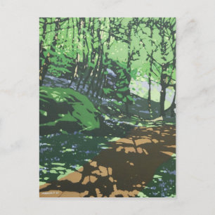 Illustratief Briefkaart voor fijne kunst