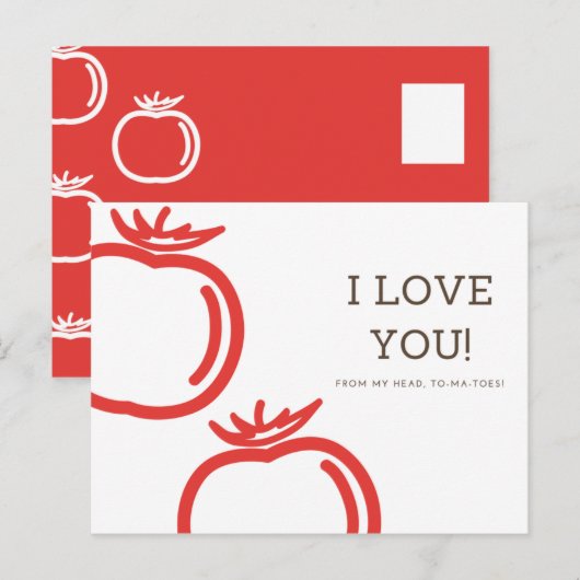 Illustratief Funny Briefkaart (Voorkant / Achterkant)