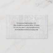 Illustratief handgereedschap | Bouw Visitekaartje (Achterkant)