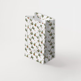 Illustratief  Holly Holiday Kerstmis Klein Cadeauzakje