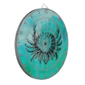 Illustratief krabwater (strand Animal) (Ocean Life Dartbord (Voorkant Links)