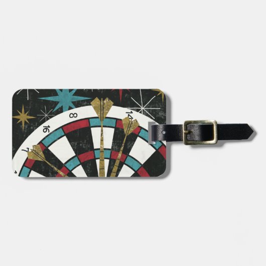 Illustratief kunstbord bagagelabel (Voorkant horizontaal)