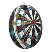 Illustratief kunstbord dartbord (Voorkant Rechts)